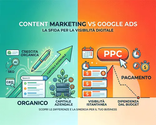 Vai all'articolo: Content Marketing vs Google Ads: La Sfida per la Visibilità Digitale