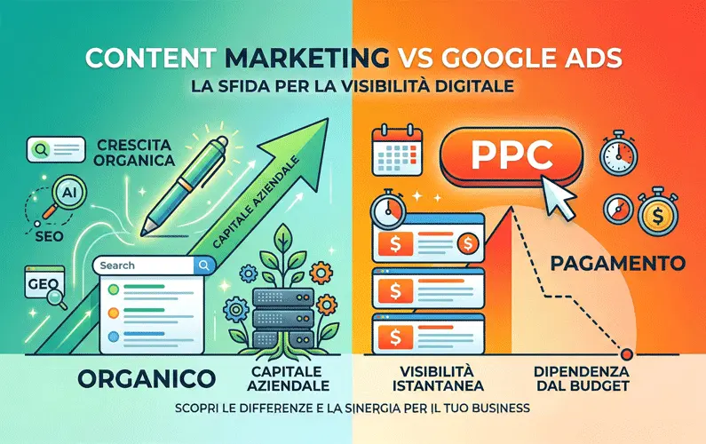 Content Marketing vs Google Ads: La Sfida per la Visibilità Digitale